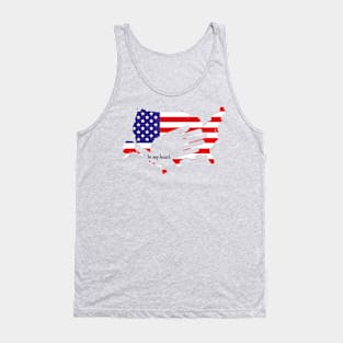 In My Heart. USA v.2 Tank Top